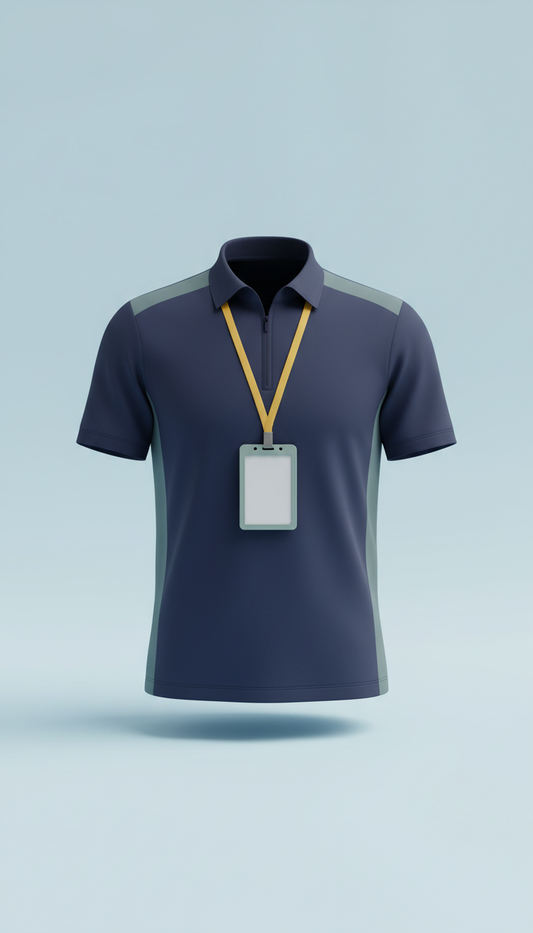 Uniform With Photo ID Badge